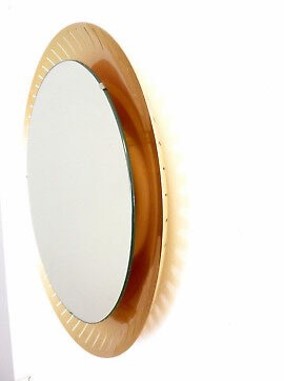 Stilnovo Mirror round (lit)