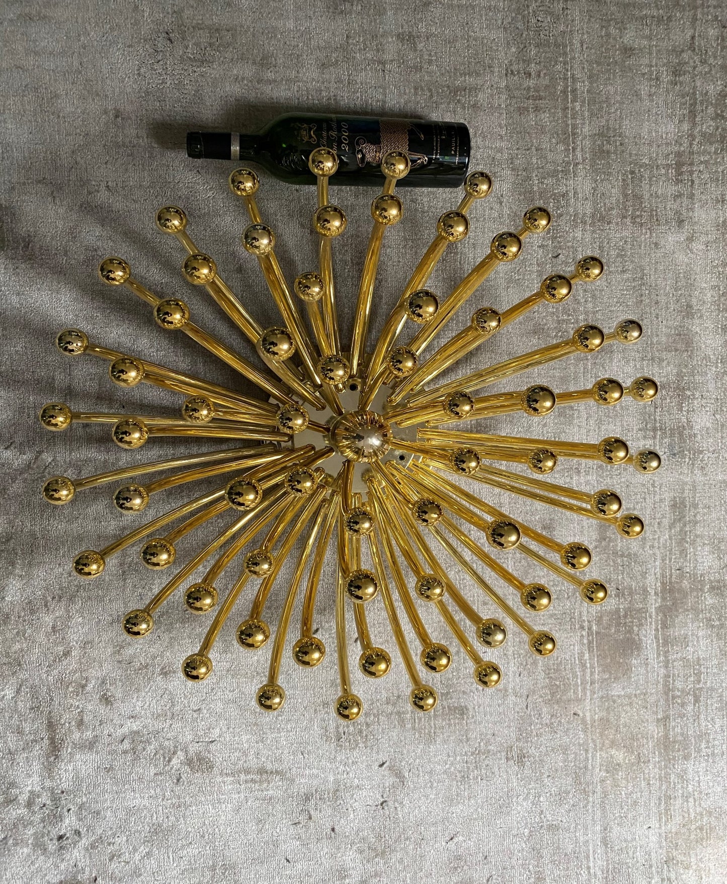 XXL Pistillo Valenti accent Light 70s Gilt 70s Space Age