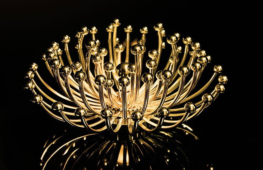 XXL Pistillo Valenti accent Light 70s Gilt 70s Space Age