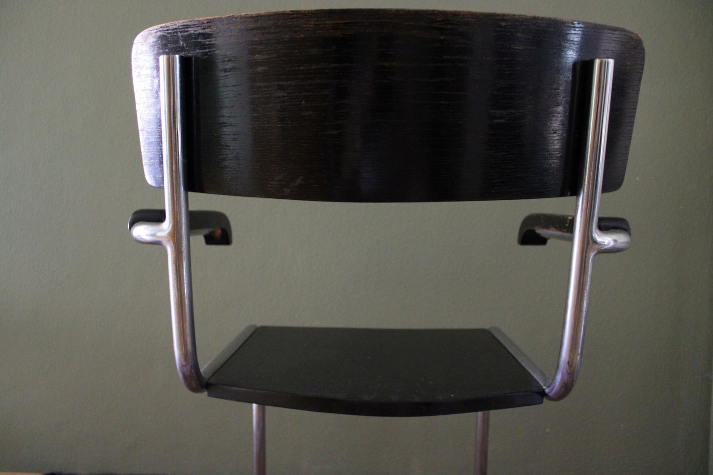 Pair of Original 1930s Tabular Chairs Vichr, Czech Bauhaus