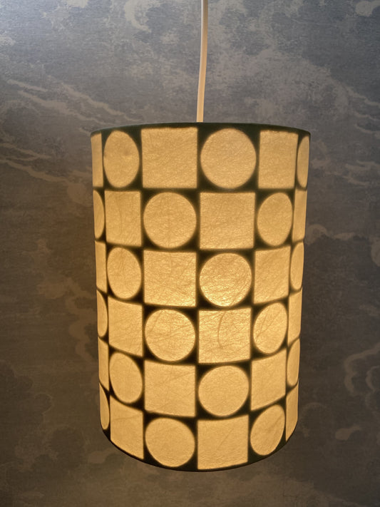 Cocoon Cylinder Pendant Light by Goldkant, Germany, 1960s