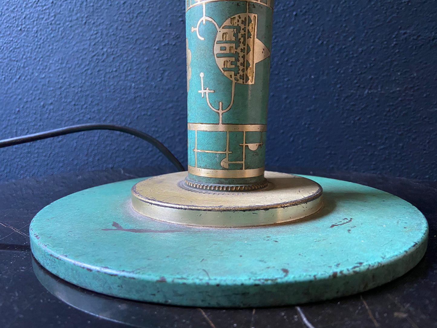 Absolute Rarity!!!! IKORA Table Lamp by Paul Haustein for WMF, Model 251 / 169a, Germany 1930's