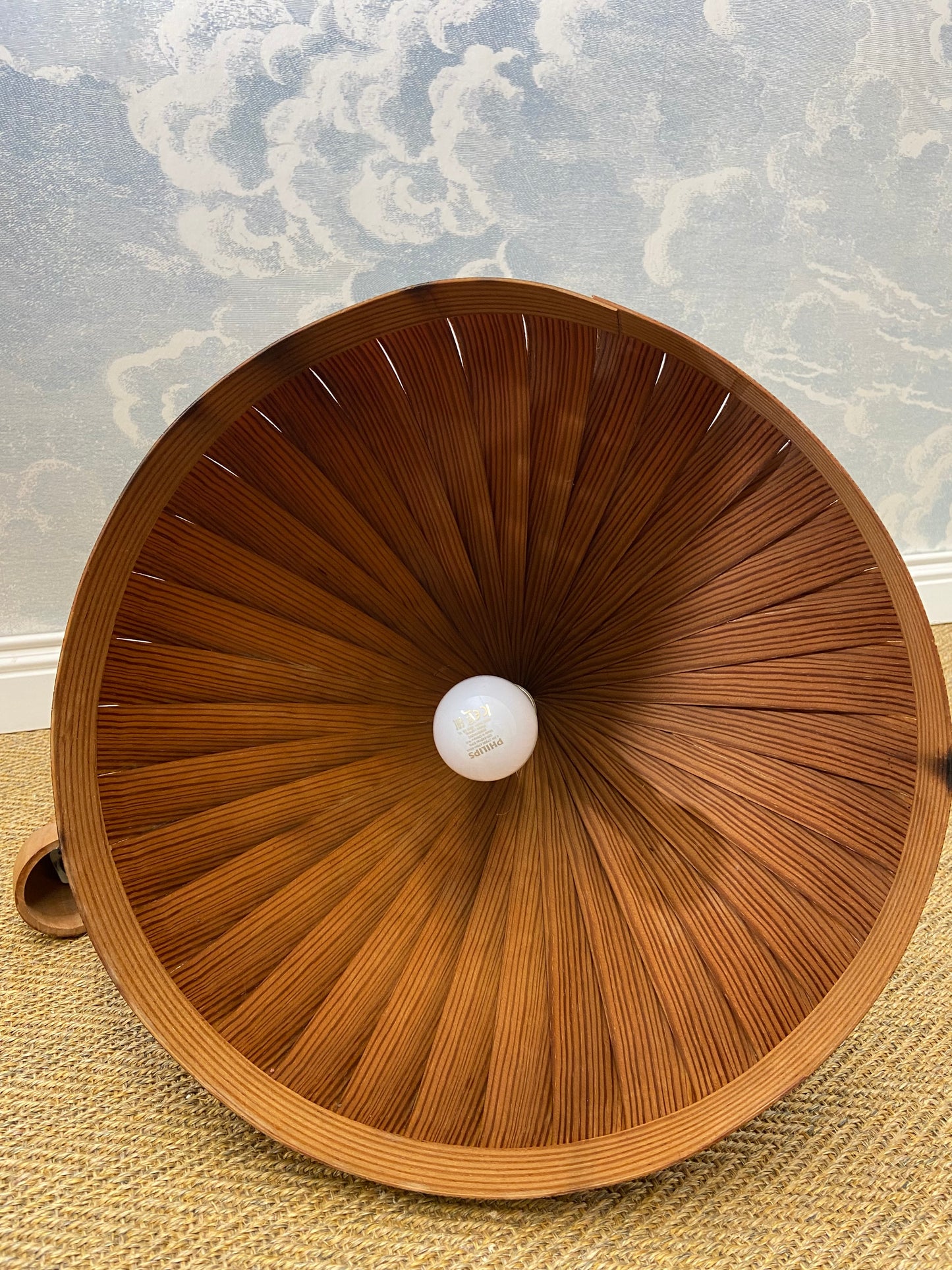 Hans-Agne Jakobsson Spiral Pendant Lamp, Sweden, 1960s