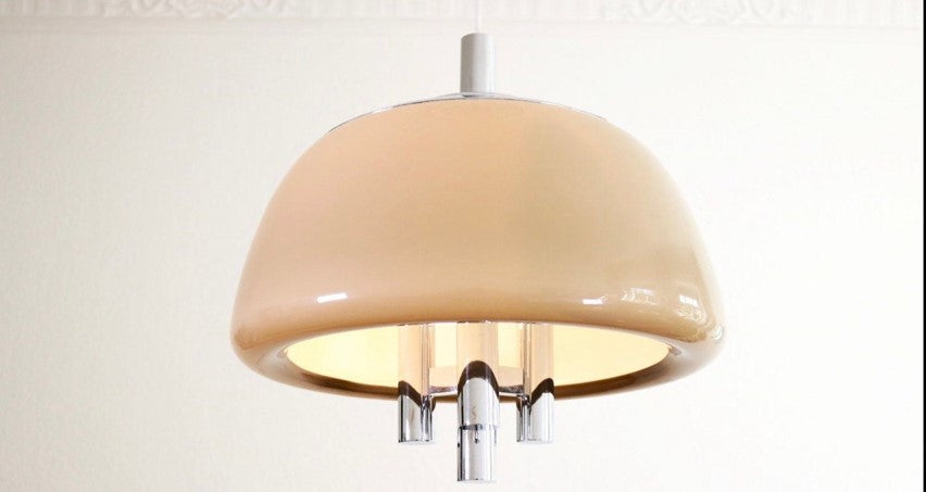 Guzzini By Luigi Massoni Pendant Lamp Italy 70s Space Age