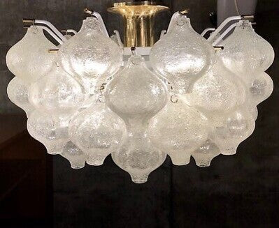 Tulipan Flush Mount by J.T. Kalmar Mid Century 60s