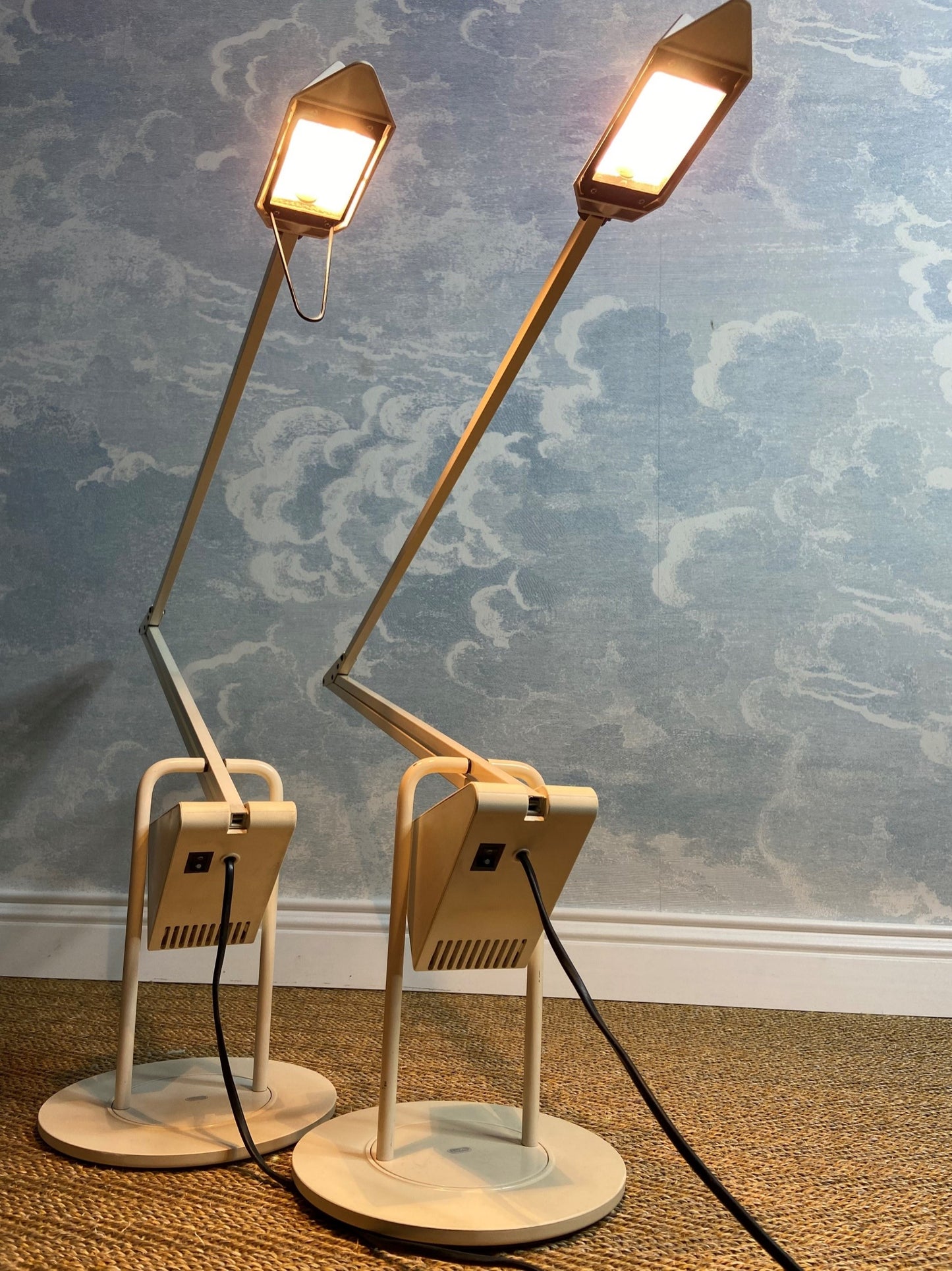 Pair of Fridolin Naef Luxo Italiana Flamingo Lamps