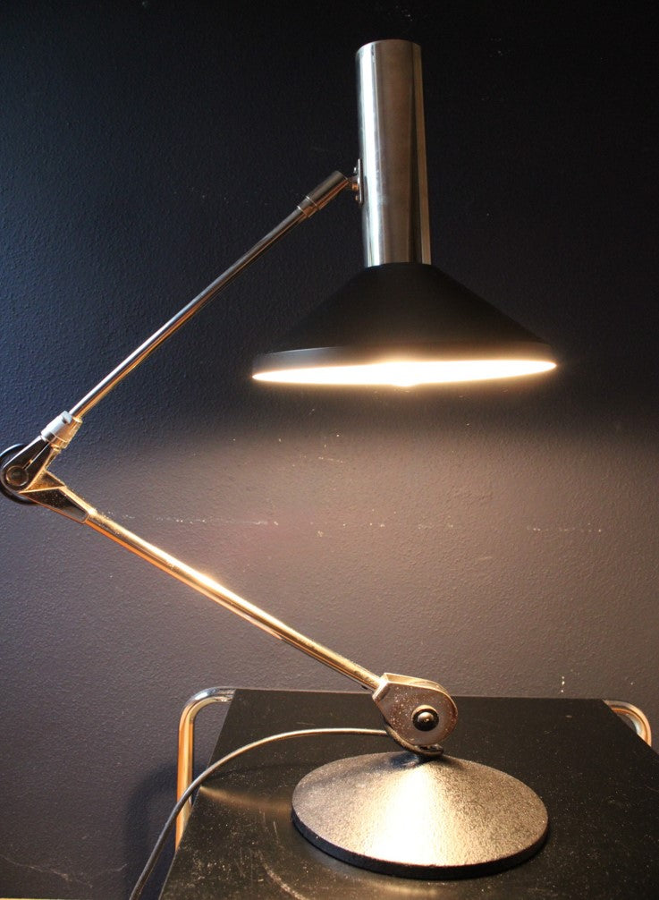 Koch & Lowy Adjustable Desk Lamp 1960s Mid Century