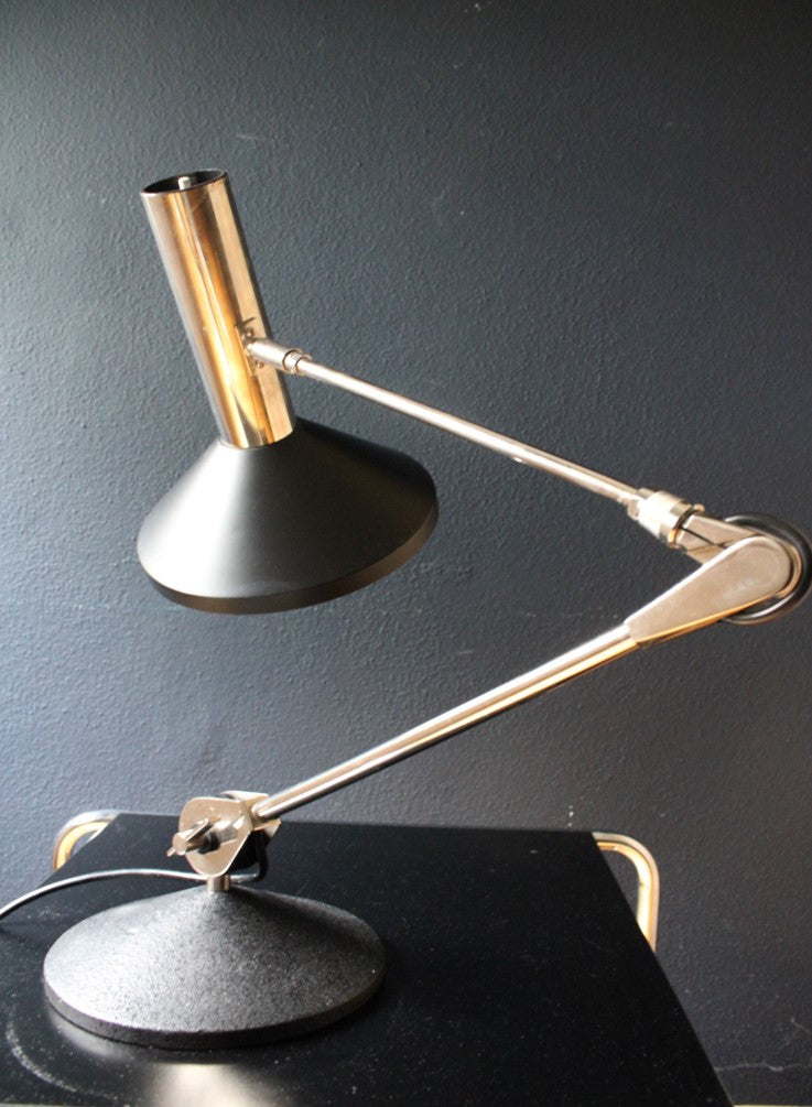 Koch & Lowy Adjustable Desk Lamp 1960s Mid Century