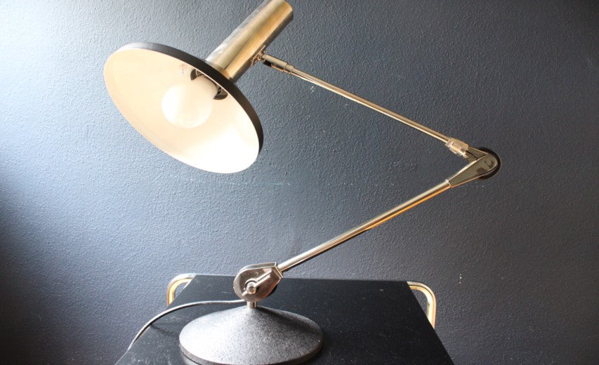 Koch & Lowy Adjustable Desk Lamp 1960s Mid Century