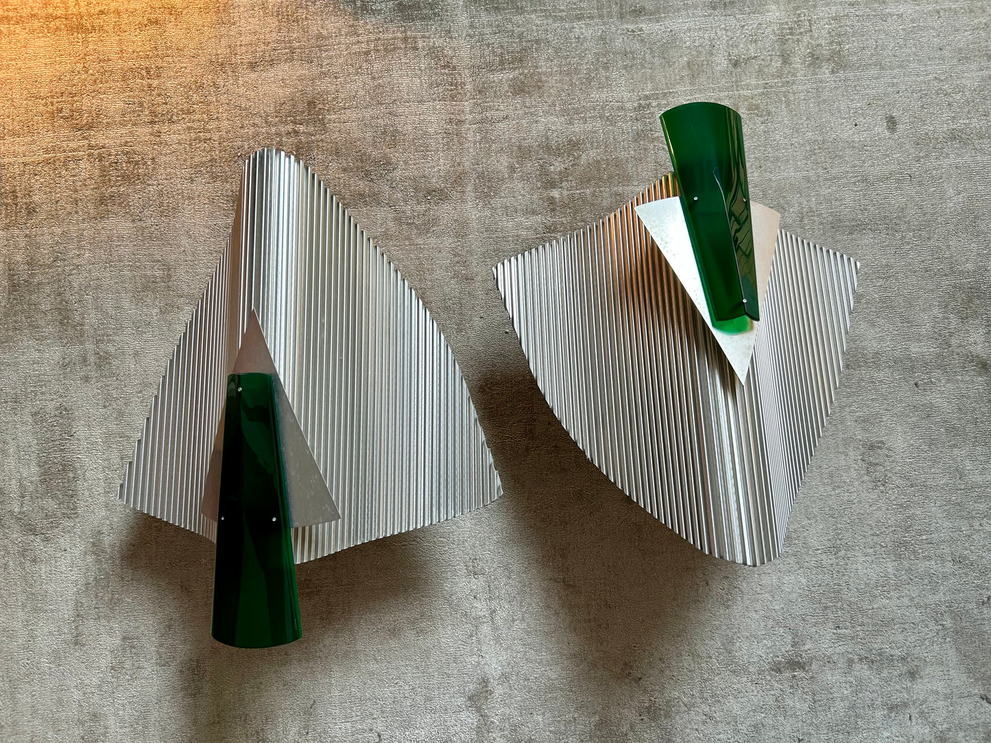 Pair of "TRYBECA" Sconces by Bernhard Dessecker for Ingo Maurer, Germany 1980's
