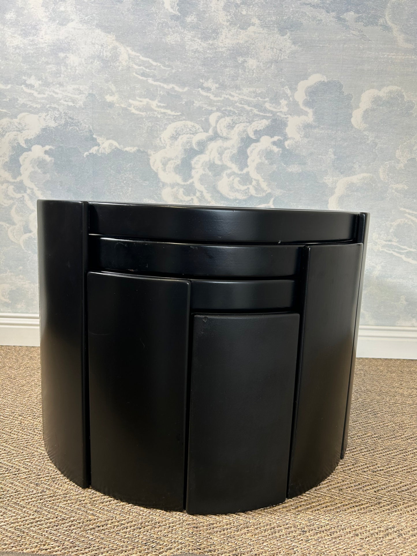 Set of 4 Lounge Tables Model 780 by GIANFRANCO FRATTINI for CASSINA, Italy, 1970s