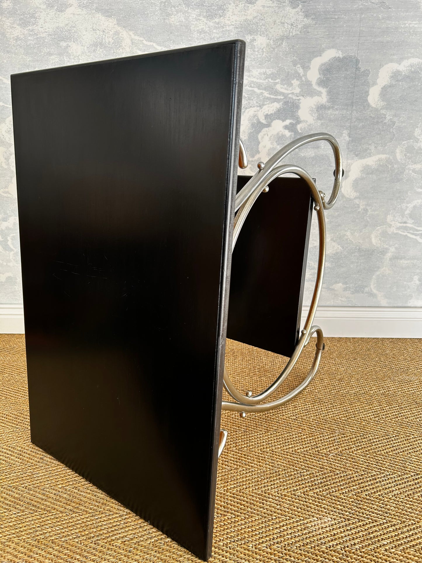 Chrome Tubular 2-tiered Side Table, Art Deco / Bauhaus, Belgium, 1930's