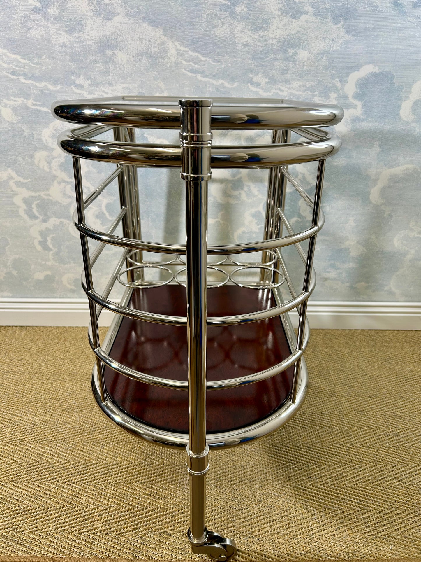 Ralph Lauren Home "Modern Metropolis" Bar Trolley, USA, 1990's