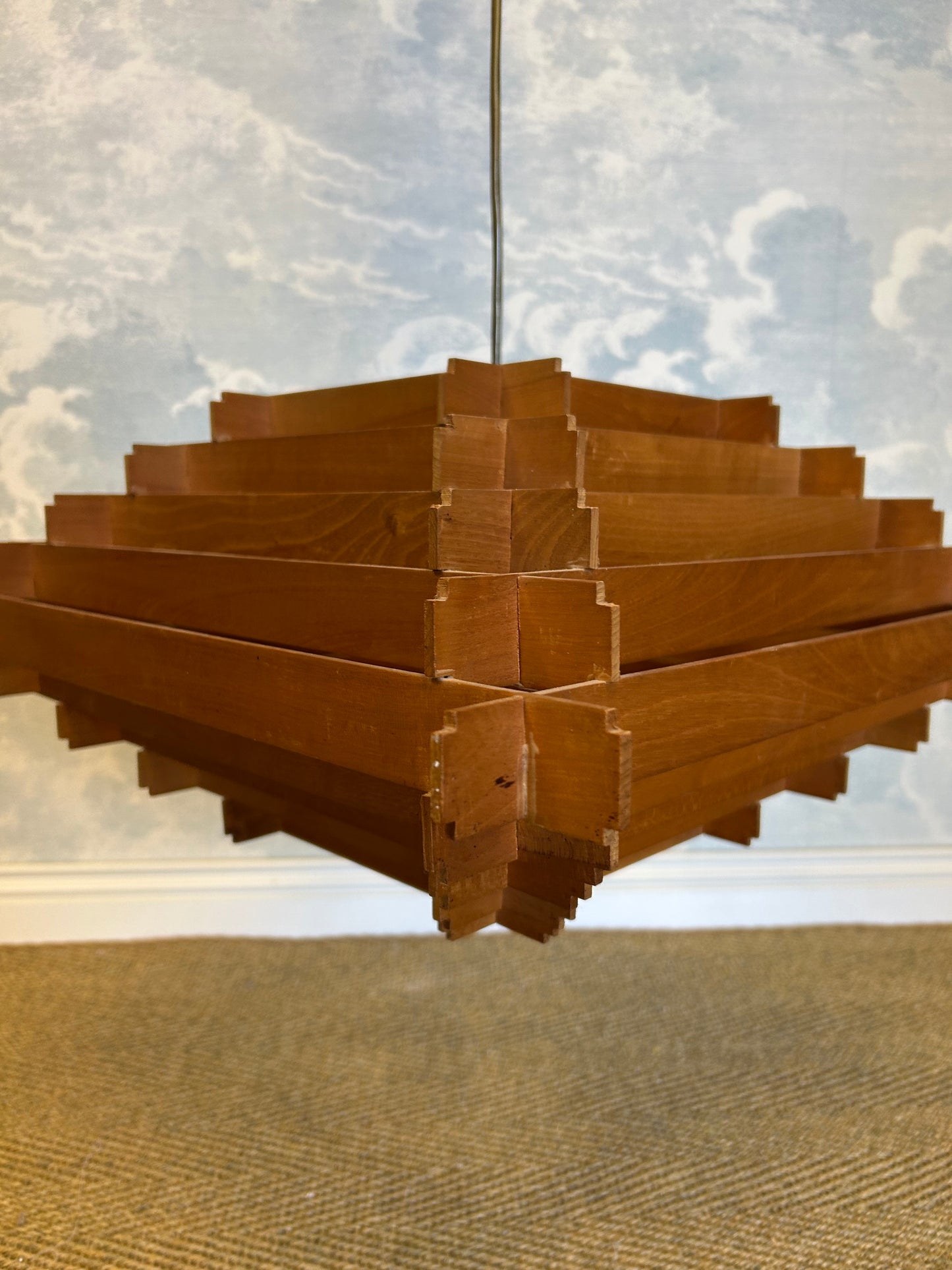 Tiered Scandinavian Modern Pendant Light attr. to  Hans-Agne Jakobsson, Sweden, 1960s