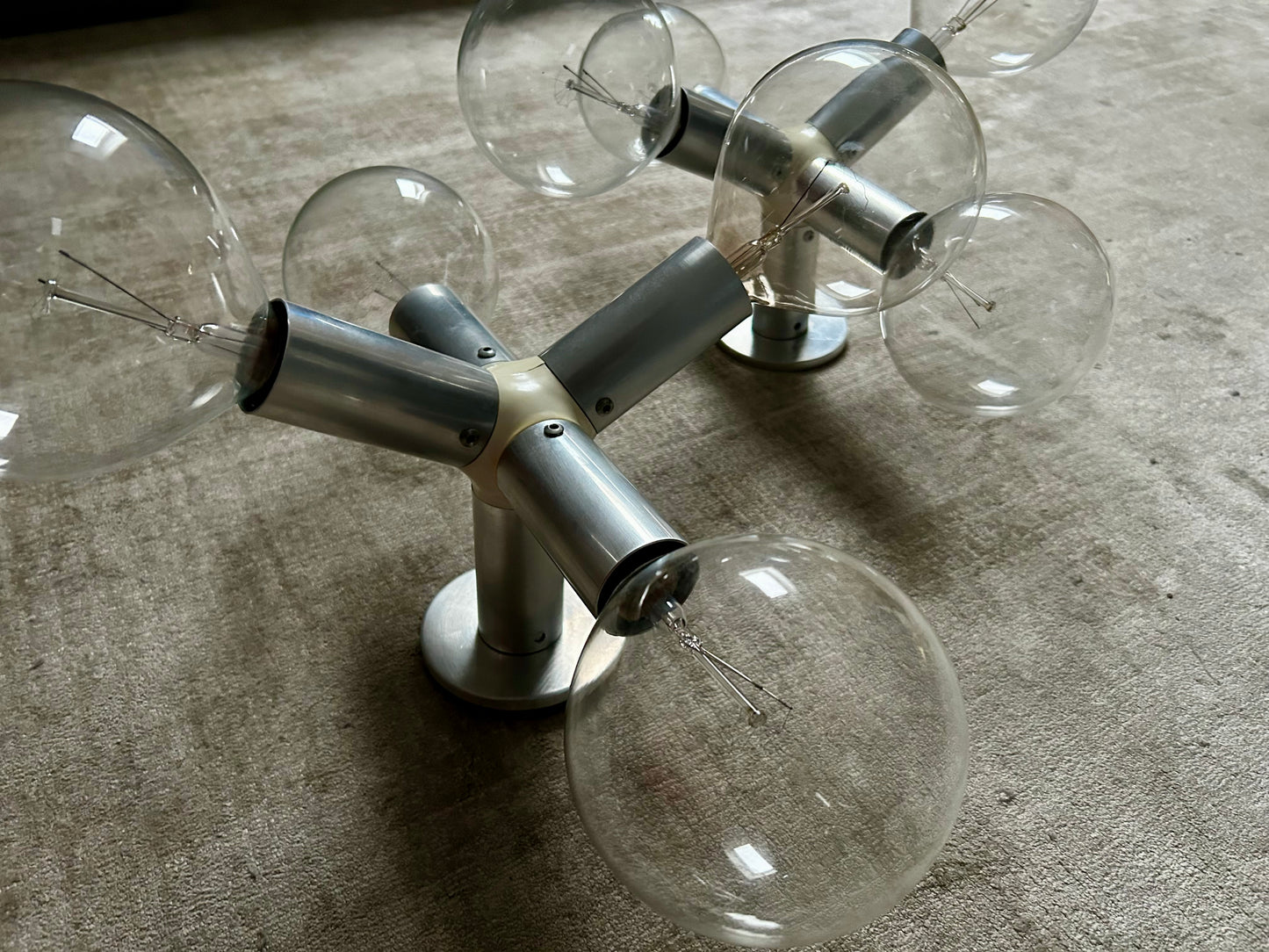 Pair of Wall Lights by Trix & Robert Haussmann for Swiss Lamps Int., Switzerland, 1960's