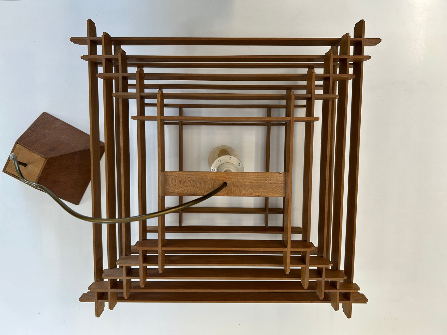 Tiered Scandinavian Modern Pendant Light attr. to  Hans-Agne Jakobsson, Sweden, 1960s