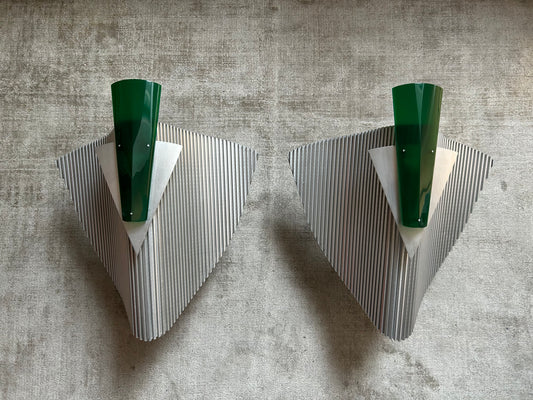Pair of "TRYBECA" Sconces by Bernhard Dessecker for Ingo Maurer, Germany 1980's