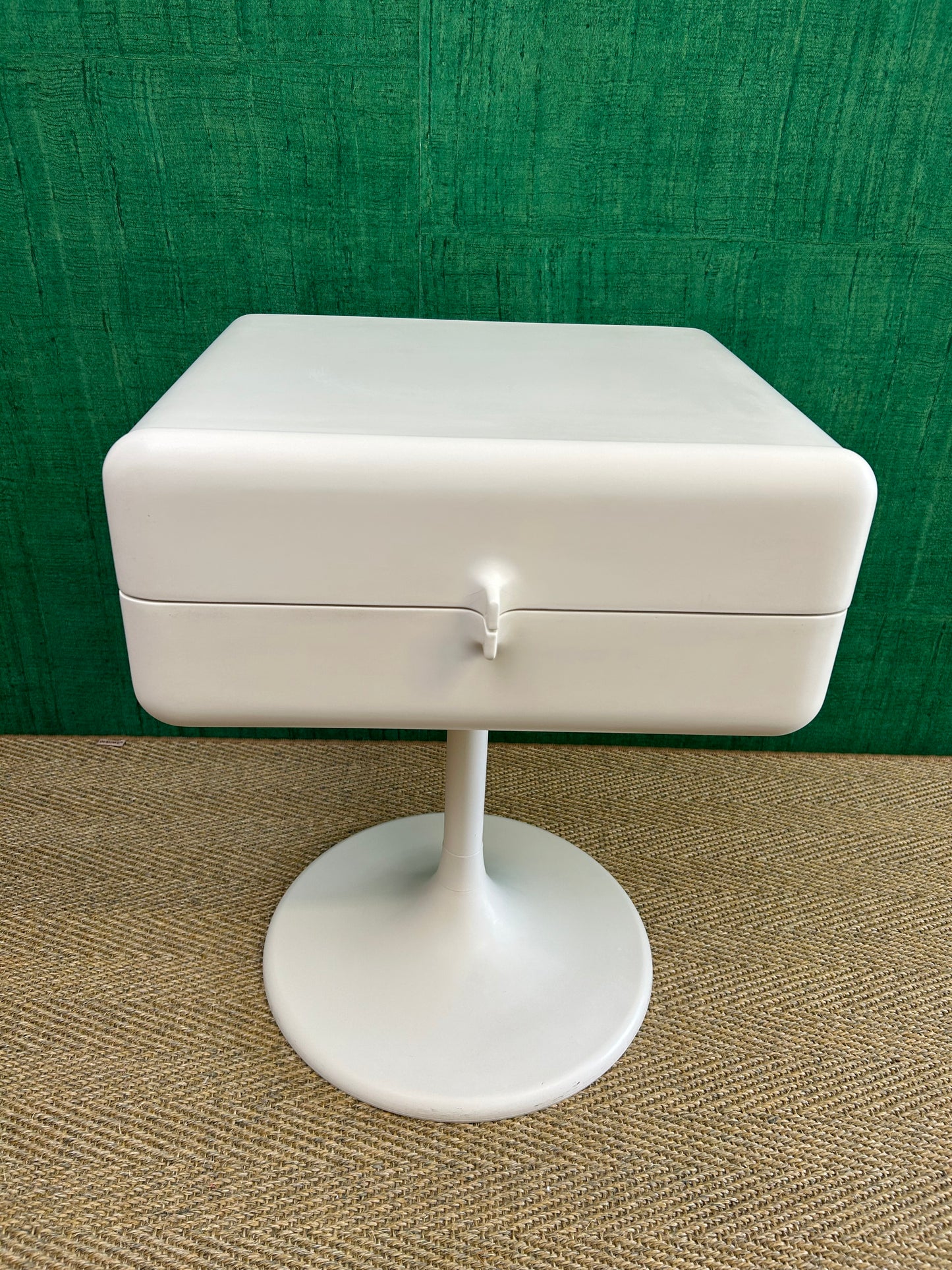 Rotating Tulip Foot Side Table SPACE AGE by Lusch, Germany, 1970s