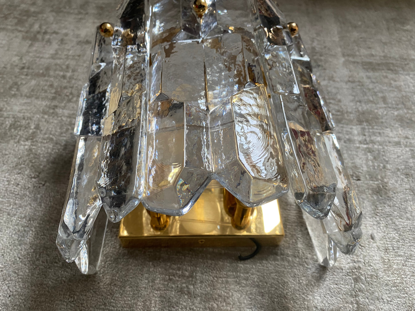 Kalmar "Palazzo" Crystal Sconce, Austria, 1970s