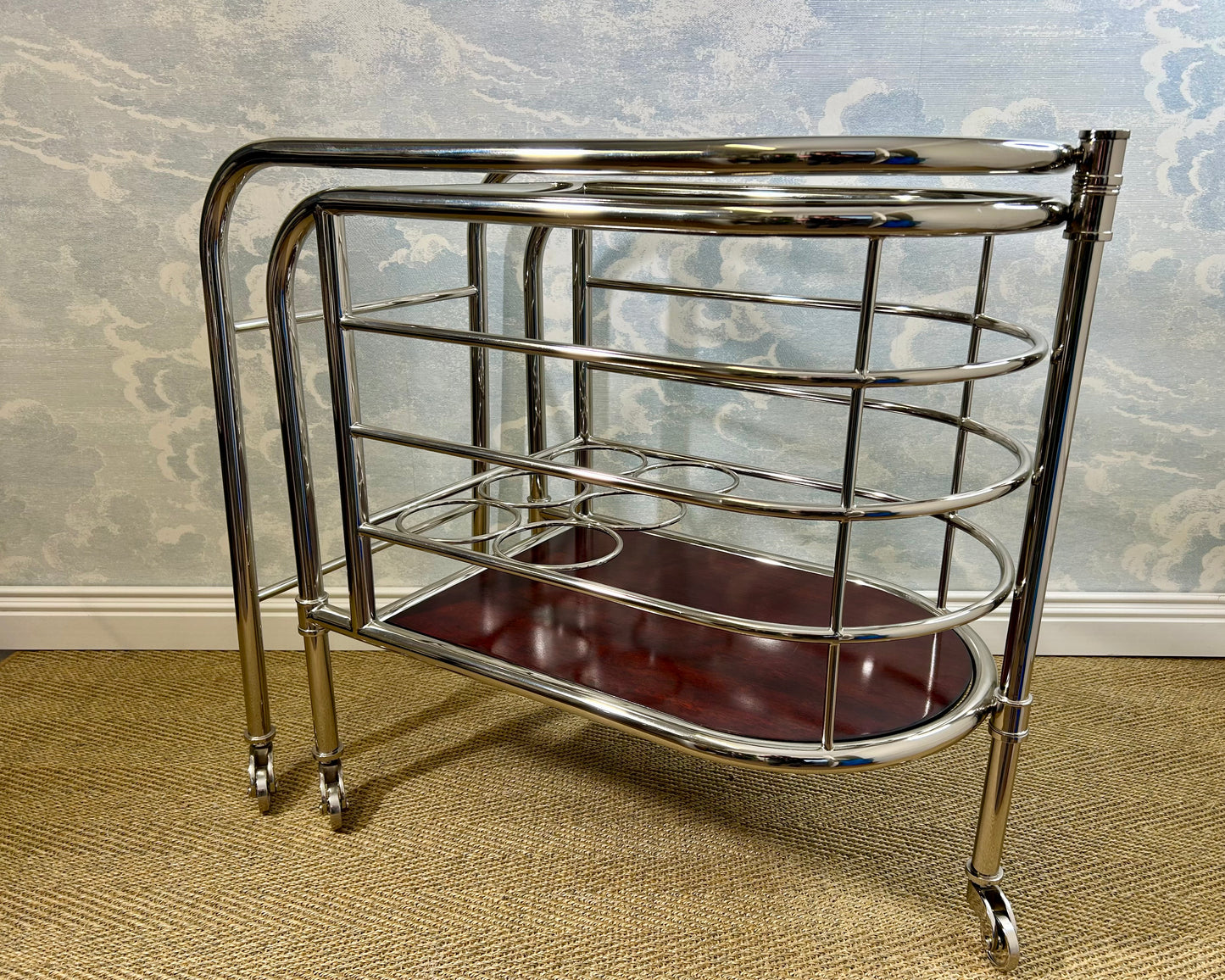 Ralph Lauren Home "Modern Metropolis" Bar Trolley, USA, 1990's