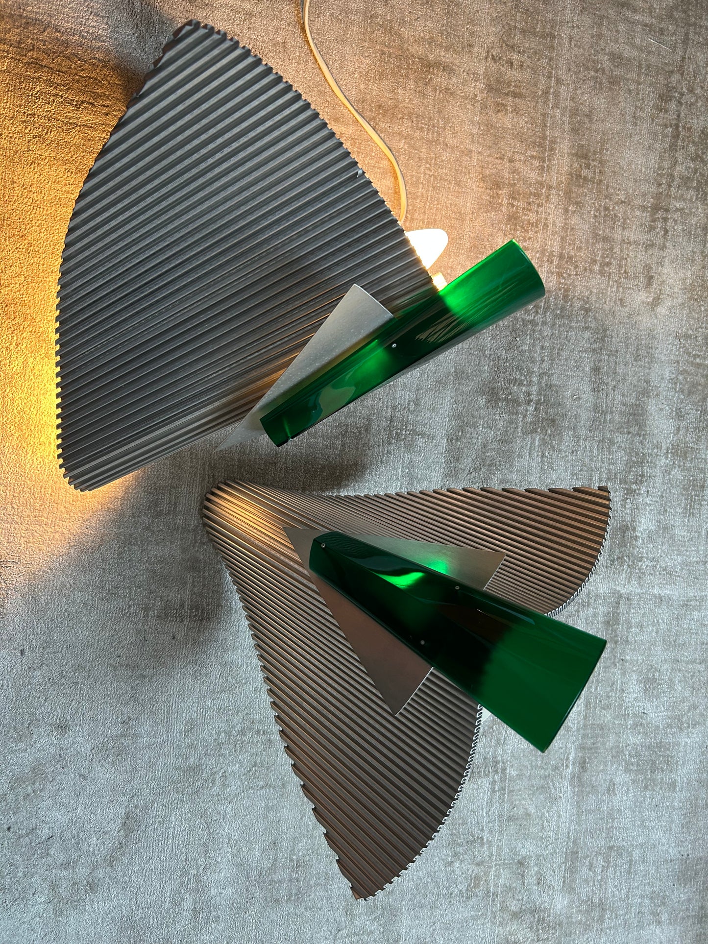 Pair of "TRYBECA" Sconces by Bernhard Dessecker for Ingo Maurer, Germany 1980's