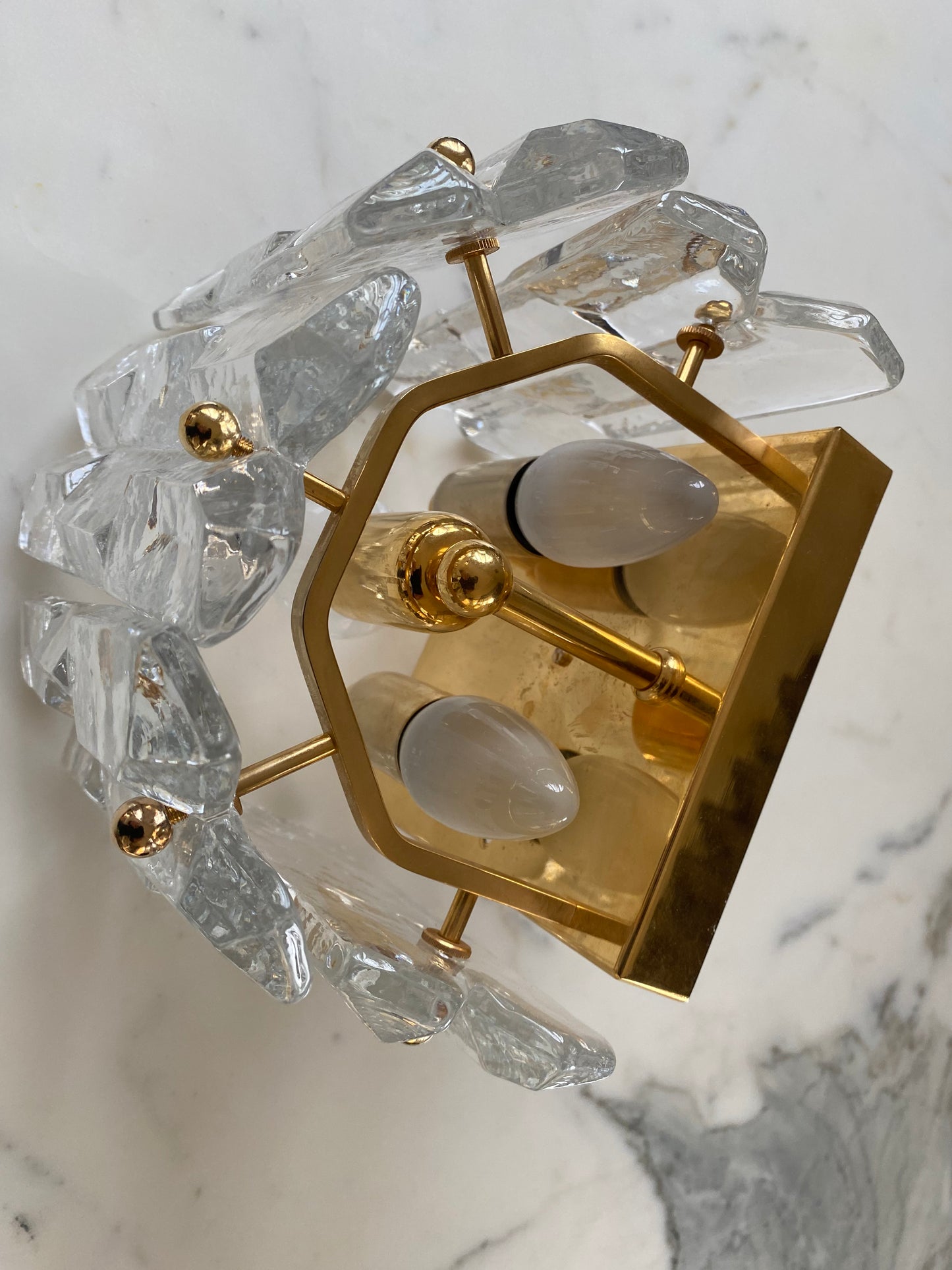 Kalmar "Palazzo" Crystal Sconce, Austria, 1970s