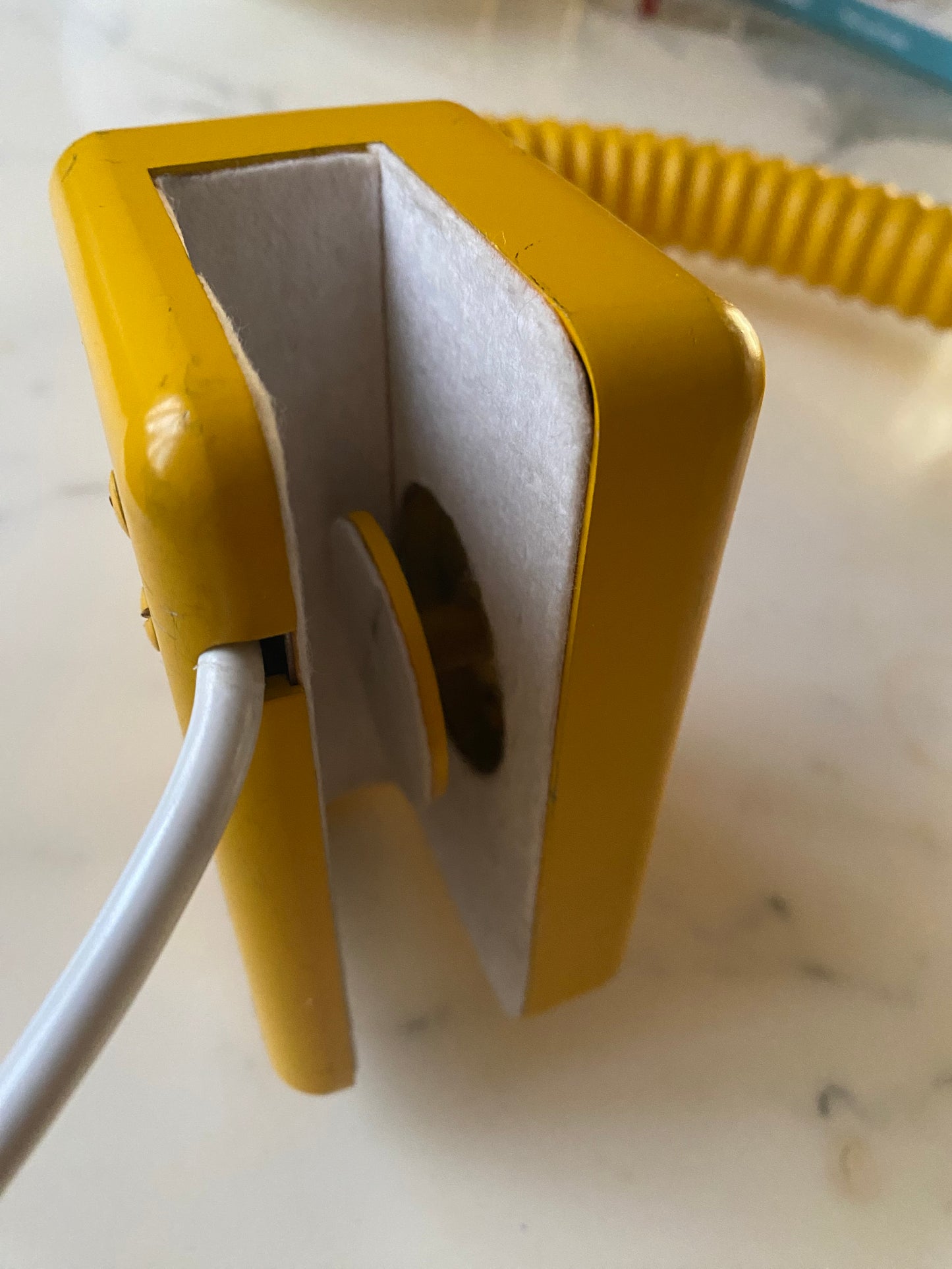 Cosack Gooseneck Clamp Lamp in Yellow, Germany, 1960s/1970s