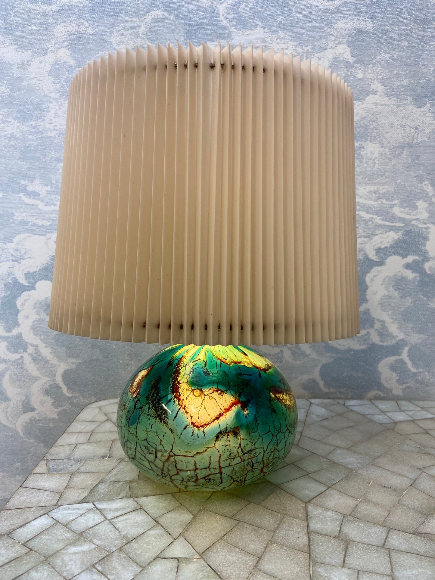 Collector's item! WMF Art Deco Ikora Table Lamp, Karl Wiedmann, ca. 1930