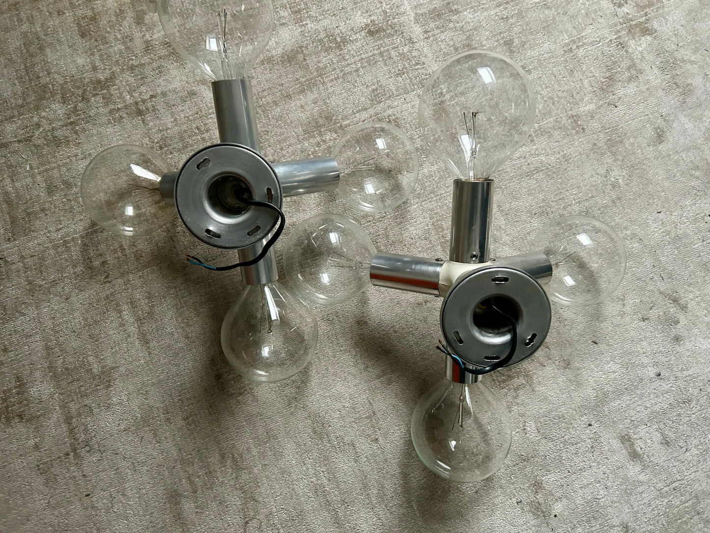 Pair of Wall Lights by Trix & Robert Haussmann for Swiss Lamps Int., Switzerland, 1960's