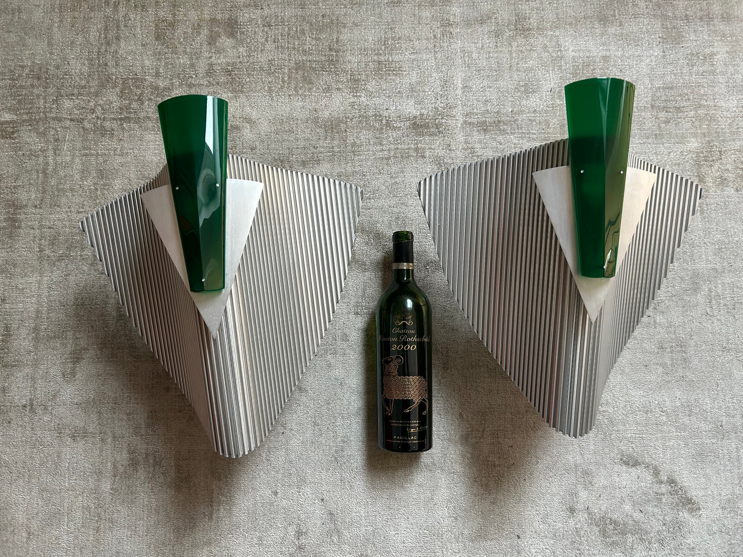 Pair of "TRYBECA" Sconces by Bernhard Dessecker for Ingo Maurer, Germany 1980's