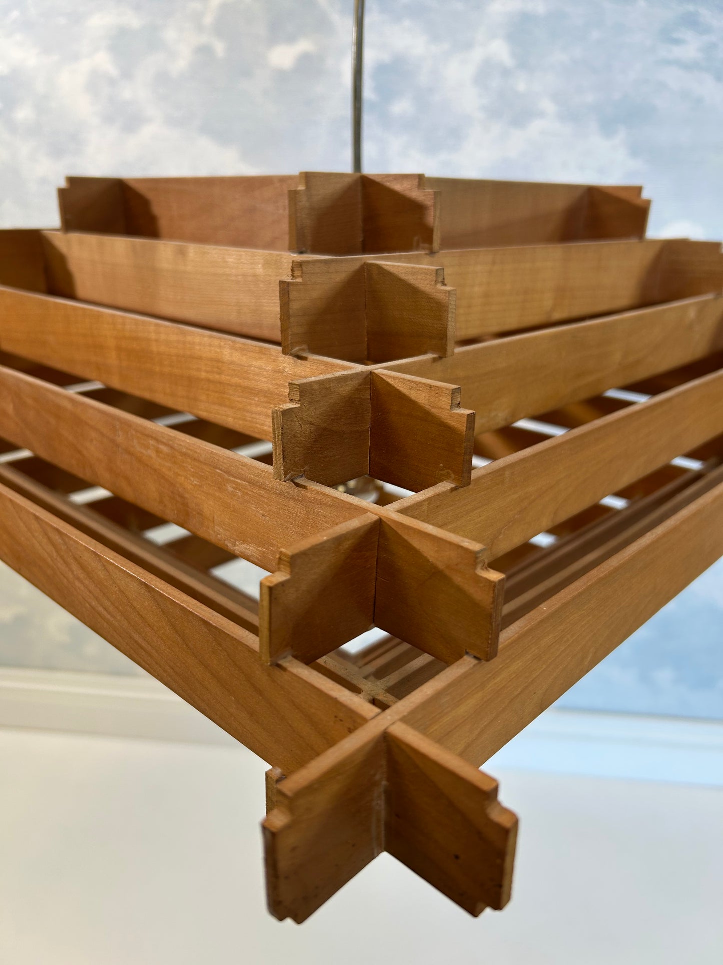 Tiered Scandinavian Modern Pendant Light attr. to  Hans-Agne Jakobsson, Sweden, 1960s