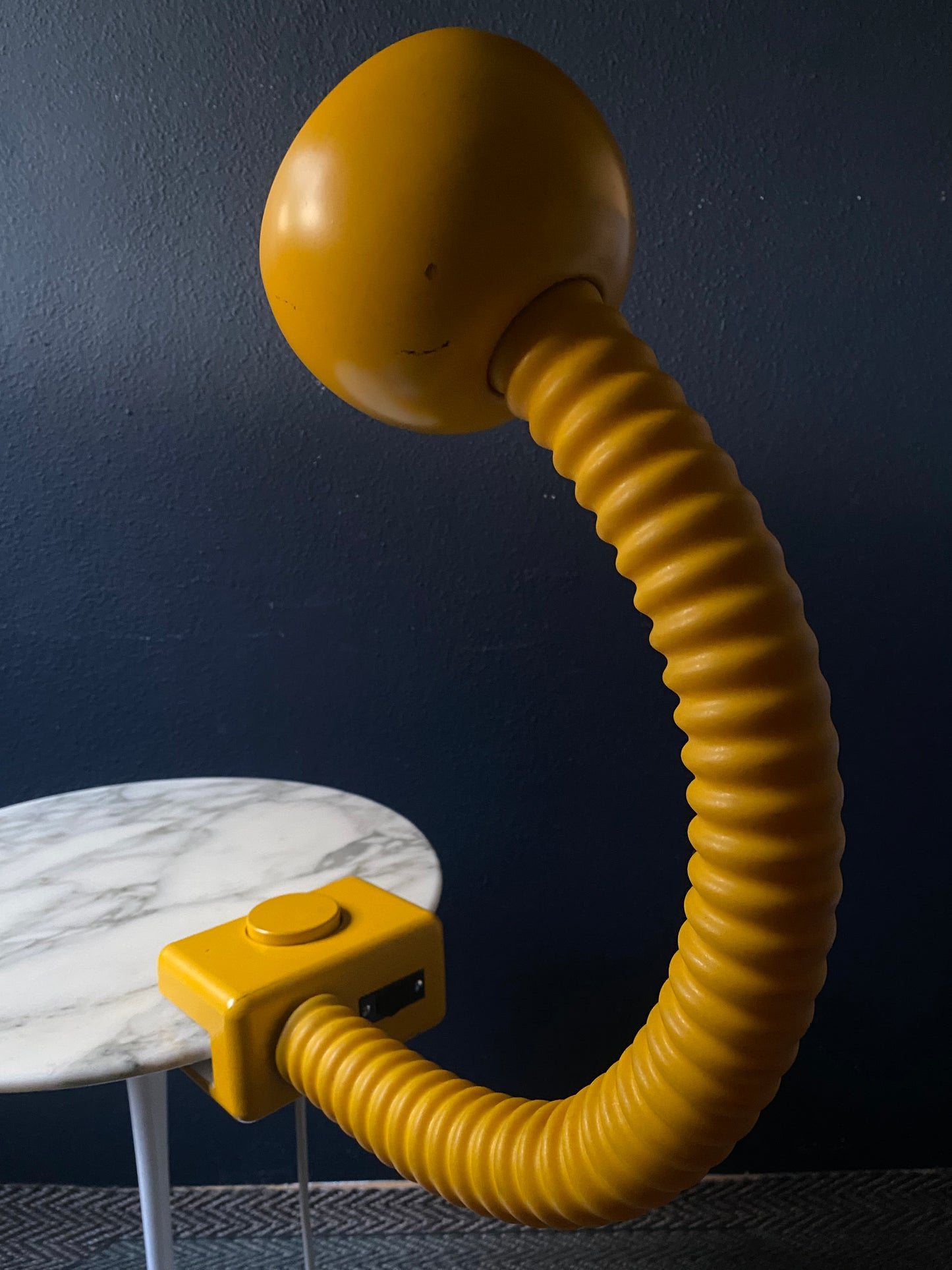 Cosack Gooseneck Clamp Lamp in Yellow, Germany, 1960s/1970s