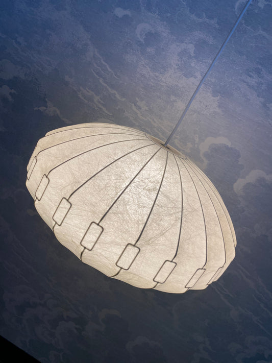 Large Cocoon Lamp Goldkant Achille & Pier Giacomo Castiglioni, Flos, 60s