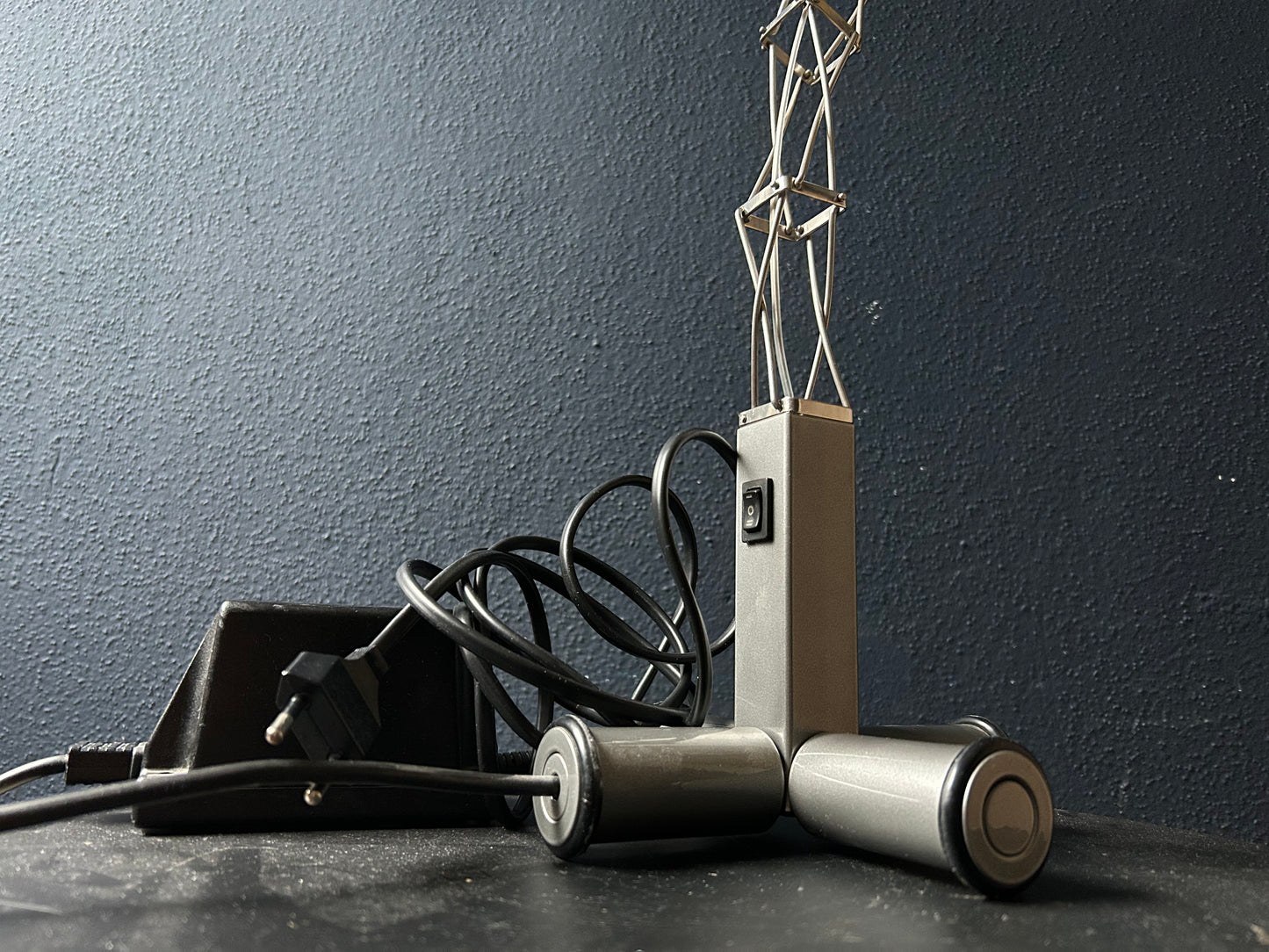 Halogen Desk Lamp "Multix" by Yaacov Kaufman for Lumina, Italy, 1980's