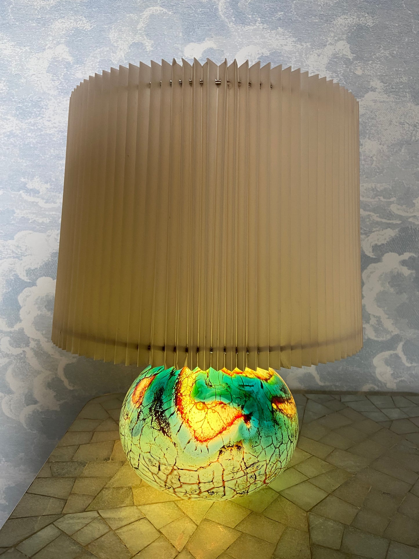 Collector's item! WMF Art Deco Ikora Table Lamp, Karl Wiedmann, ca. 1930