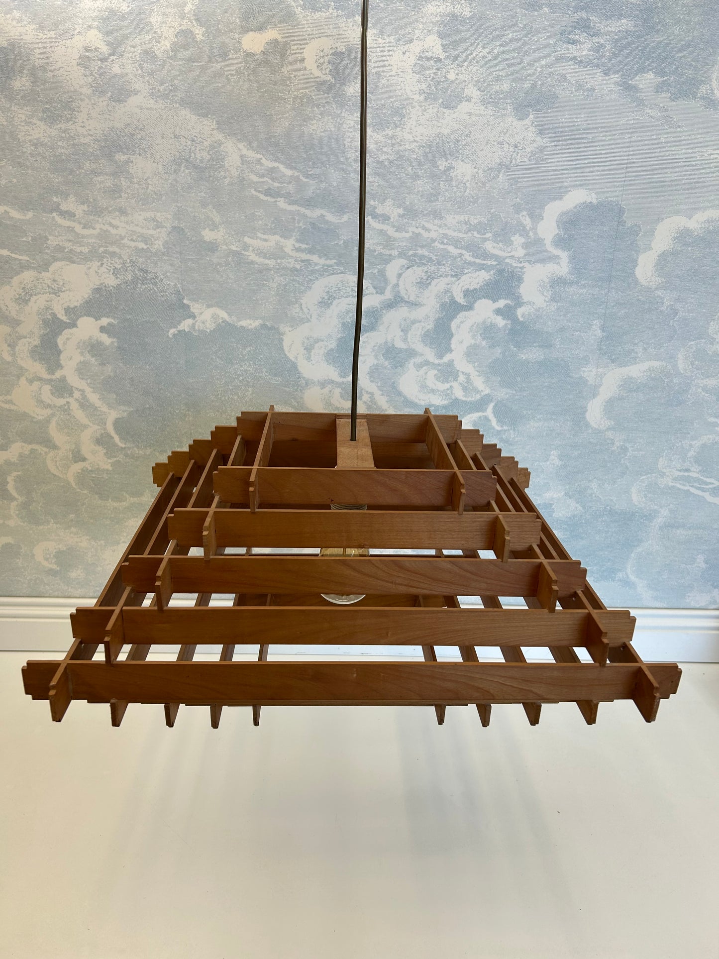 Tiered Scandinavian Modern Pendant Light attr. to  Hans-Agne Jakobsson, Sweden, 1960s