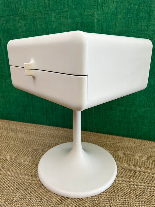 Rotating Tulip Foot Side Table SPACE AGE by Lusch, Germany, 1970s