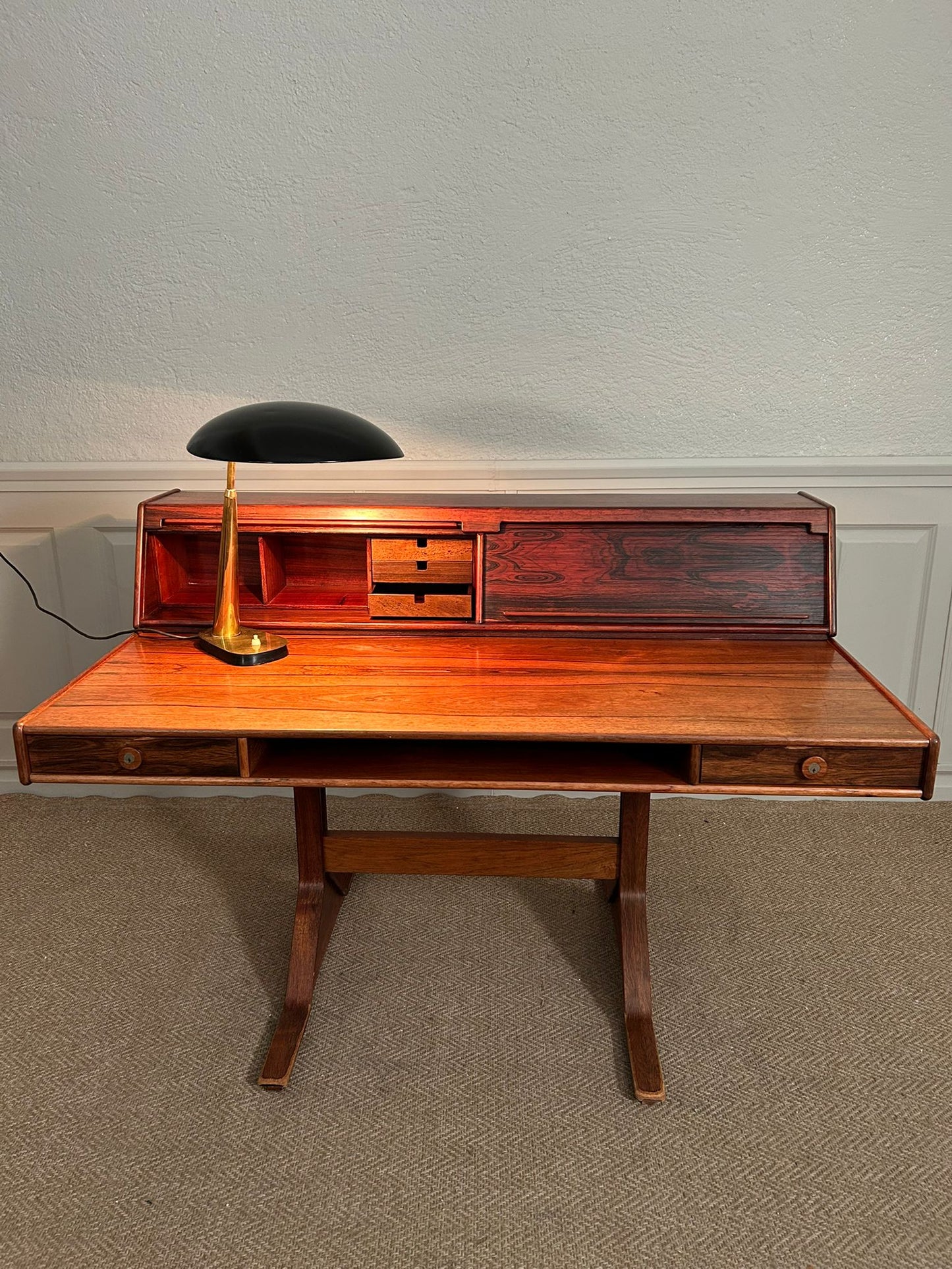 Bureau Desk 530 by Gianfranco Frattini for BERNINI, Italy, 1950's
