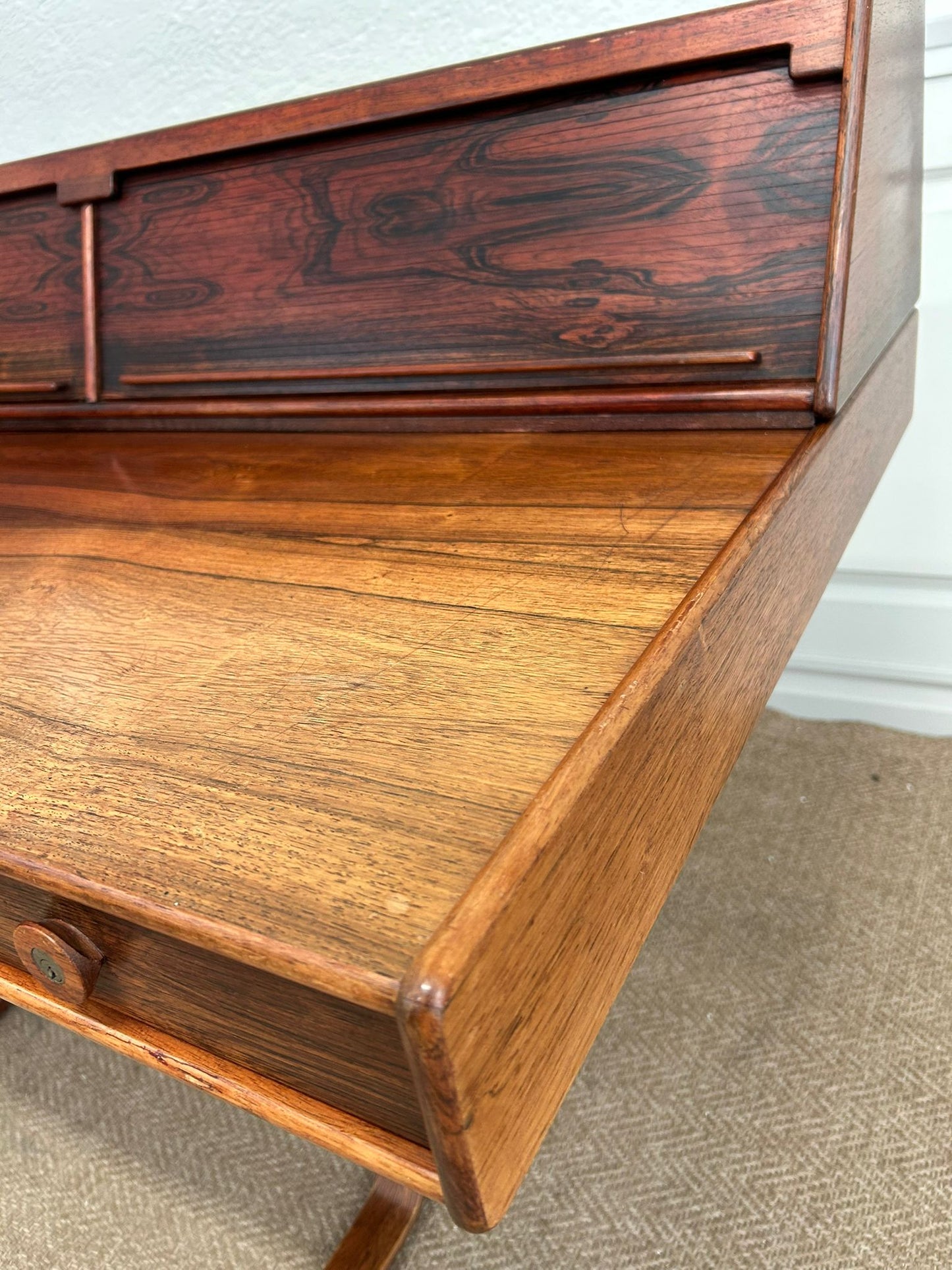 Bureau Desk 530 by Gianfranco Frattini for BERNINI, Italy, 1950's