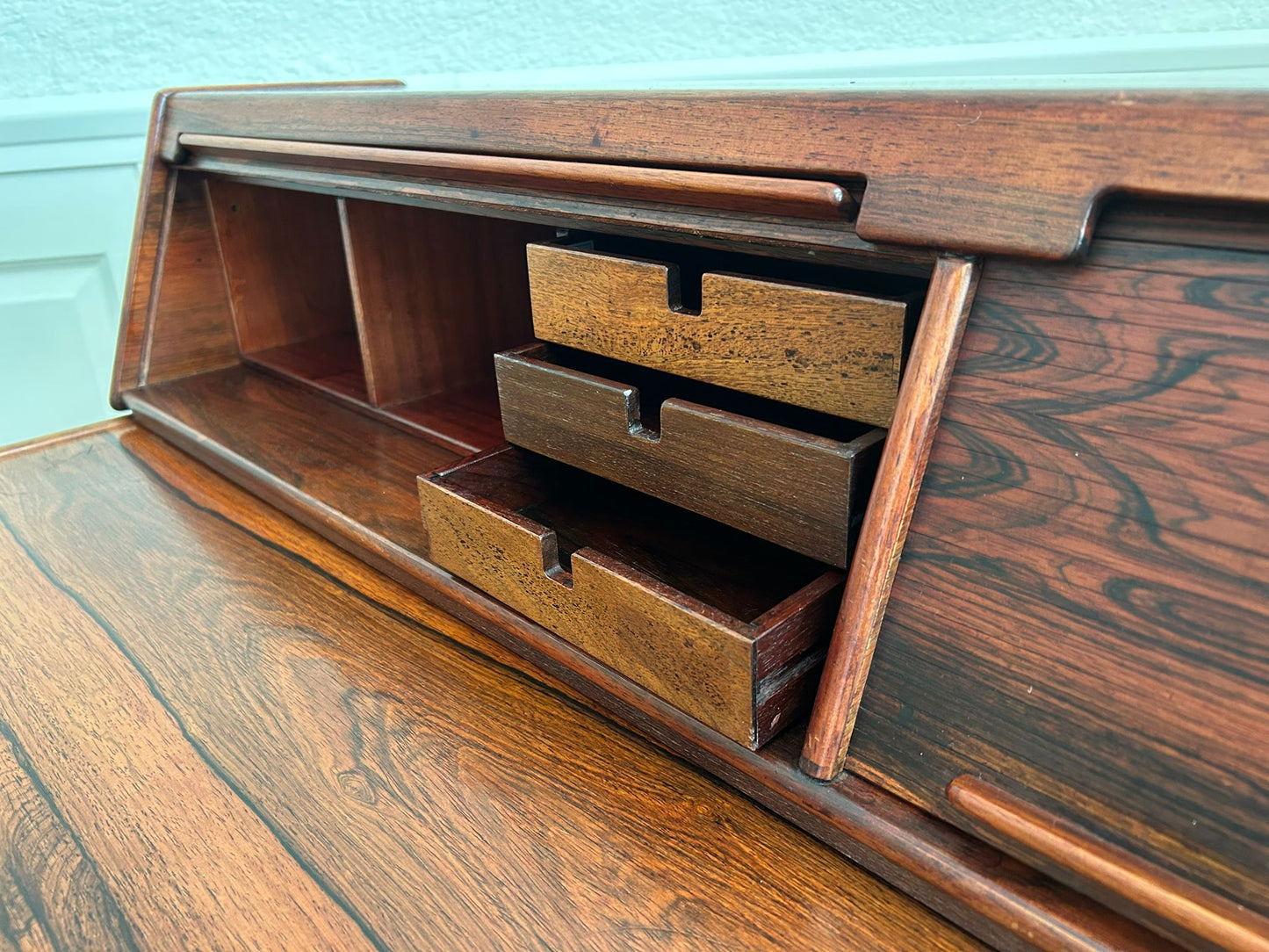 Bureau Desk 530 by Gianfranco Frattini for BERNINI, Italy, 1950's